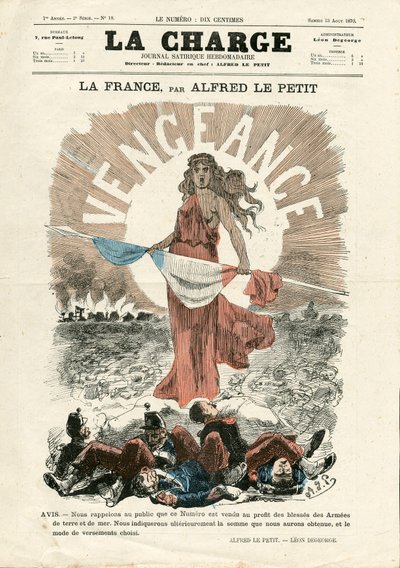 A Carga (1870), número 18, Sátira Colorida de Alfred Le Petit