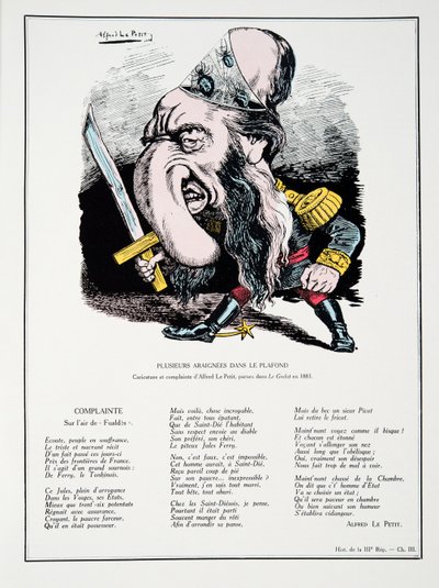 Várias aranhas no teto, da história da terceira república, vol. Eu, História Política, pub.1933 de Alfred Le Petit