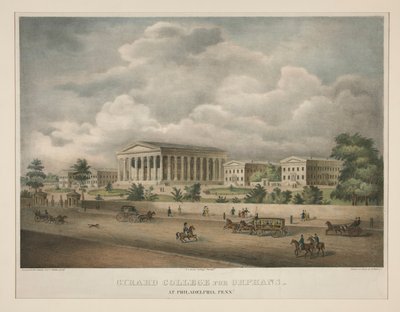 Girard College for Orphans - na Filadélfia, Penna. de Alfred M. Hoffy