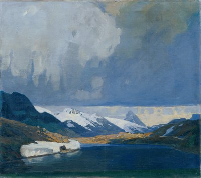 Trovoada de Bernina de Alfred Poell