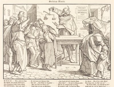 Também uma Dança da Morte III de Alfred Rethel