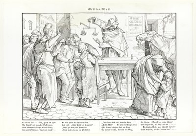 Também uma dança da morte, prato III de Alfred Rethel