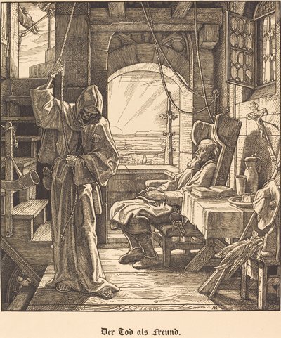 Der Tod als Freund (A morte como amiga) de Alfred Rethel