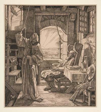 Morte como amigo de Alfred Rethel