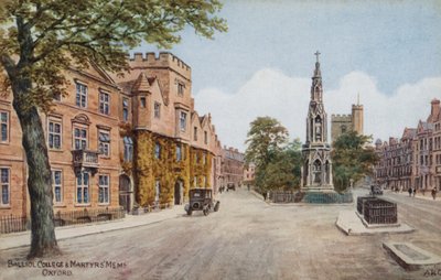 Faculdade de Balliol e Mems dos Mártires, Oxford de Alfred Robert Quinton