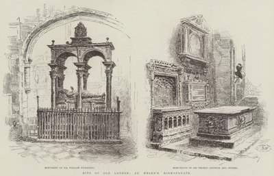 Bits da Velha Londres, Santa Helena, Bishopsgate de Alfred Robert Quinton