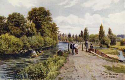 Cambridge: Sobre a Granta (cor litho) de Alfred Robert Quinton