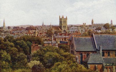 Cambridge, de Castle Hill (cor litho) de Alfred Robert Quinton