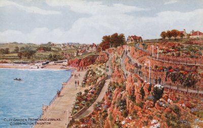 Cliff Garden, passeio e passeios, Goodrington, Paignton de Alfred Robert Quinton