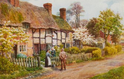 Casas de campo em Welford on Avon, Warwickshire de Alfred Robert Quinton