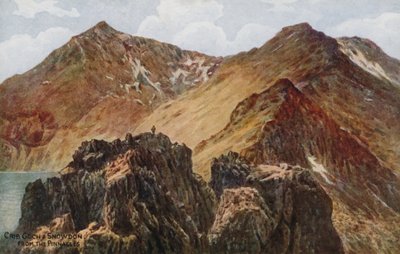 Berço Goch e Snowdon, dos pináculos de Alfred Robert Quinton