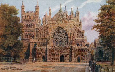 Catedral de Exeter. Frente Oeste de Alfred Robert Quinton