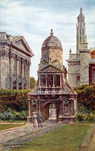 Portão de honra, Caius College, Cambridge de Alfred Robert Quinton