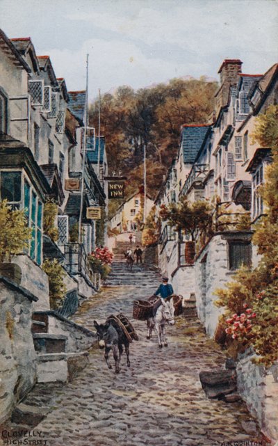 Rua principal, Clovelly de Alfred Robert Quinton