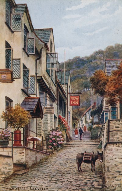 Rua principal, Clovelly de Alfred Robert Quinton