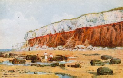 Hunstanton, os penhascos e as rochas de Alfred Robert Quinton