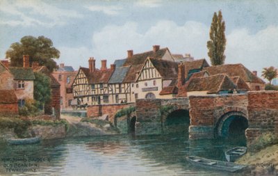Ponte do Rei João, Old Bear Inn, Tewkesbury de Alfred Robert Quinton