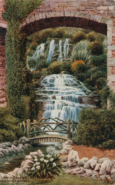 Cascata Inferior, Ventnor, Ilha de Wight de Alfred Robert Quinton