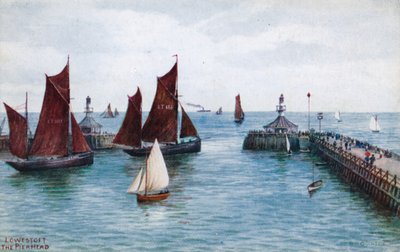 Lowestoft, a cabeça do cais de Alfred Robert Quinton