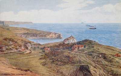 Lulworth Cove de cima de Alfred Robert Quinton