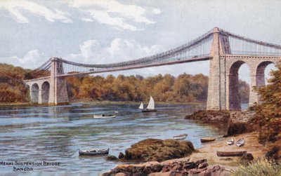Menai Suspension Bridge, Bangor de Alfred Robert Quinton