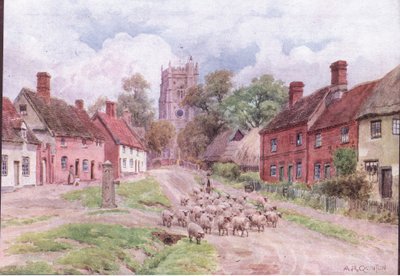 Monks Eleigh, Suffolk, de The Cottages and the Village Life of Rural England publicado por Dent & Sons Limited de Alfred Robert Quinton