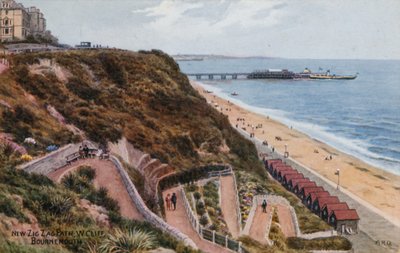 Novo caminho de ziguezague, W Cliff, Bournemouth de Alfred Robert Quinton