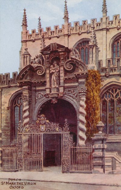 Varanda, St Mary the Virgin, Oxford de Alfred Robert Quinton