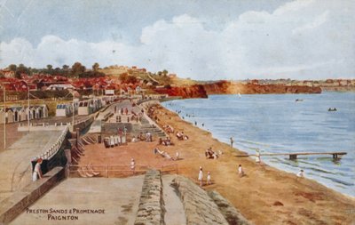 Preston Sands e passeio, Paignton de Alfred Robert Quinton
