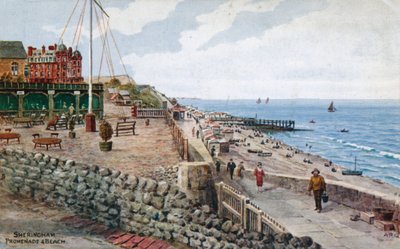 Sheringham, passeio e praia de Alfred Robert Quinton