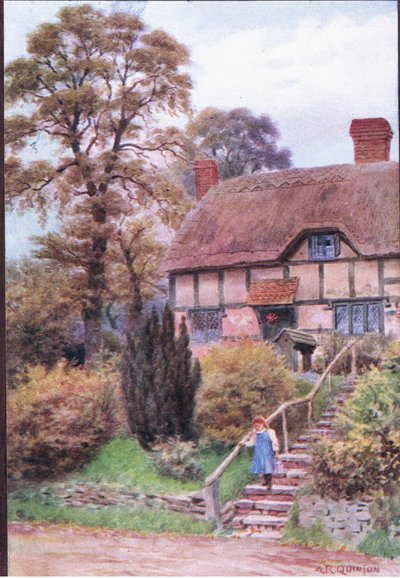 The Cottage Steps, Ardington, Berkshire, de The Cottages and the Village Life of Rural England publicado por Dent & Sons Limited de Alfred Robert Quinton