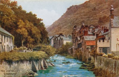 O Lyn Valley, Lynmouth de Alfred Robert Quinton