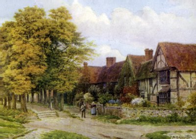 The Priory, Steventon, Berks (cor litho) de Alfred Robert Quinton