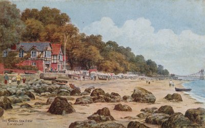 As areias, vista para o mar, eu de Wight de Alfred Robert Quinton
