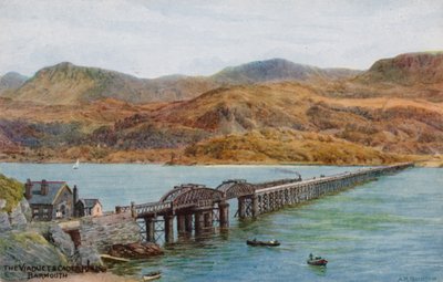 O Viaduto e Cader Idris, Barmouth de Alfred Robert Quinton