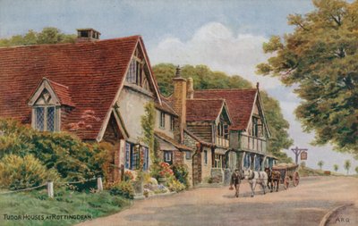 Casas de Tudor em Rottingdean de Alfred Robert Quinton