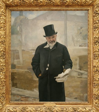 Retrato de Adolphe Alphand (1817-1891),1888 (óleo sobre tela) de Alfred Roll