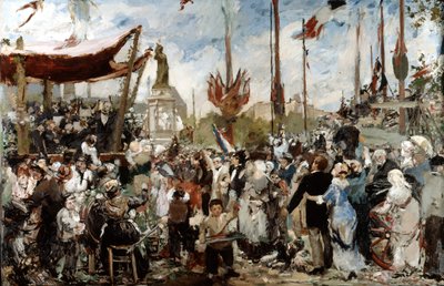 Em 14 de julho de 1880, final do século XX. de Alfred Roll