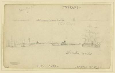 Ripraps. (e) Hampton Roads de Alfred Rudolph Waud