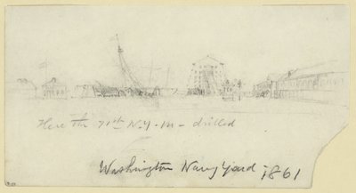 Washington Navy Yard de Alfred Rudolph Waud