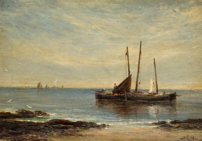 Barcos de Pesca na Boca do Tay de Alfred Sanderson Edward