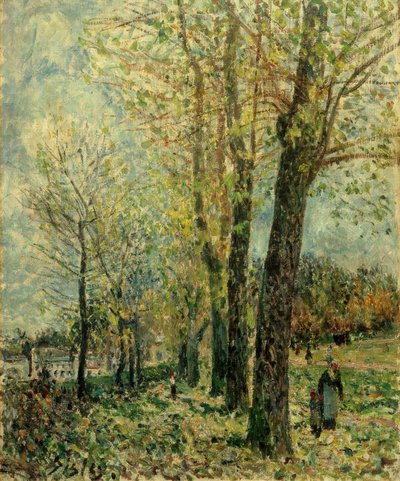 A.Sisley, paisagem em torno de Moret de Alfred Sisley