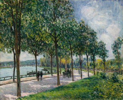 Allée de Castanheiros, 1878. de Alfred Sisley