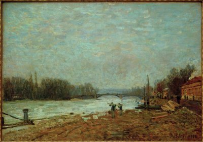 Após o desastre, o Sena na ponte de Suresnes de Alfred Sisley