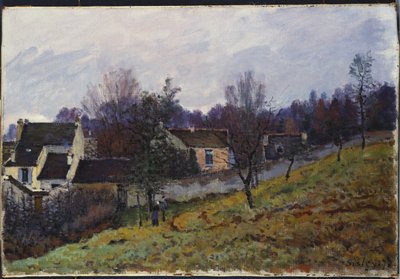 Outono em Louveciennes, 1873 de Alfred Sisley