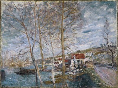 Inundação em Moret Inundação em Moret, 1879 de Alfred Sisley