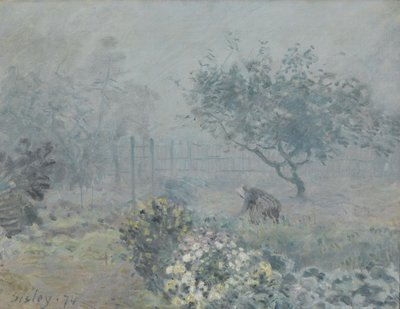 Nevoeiro, Vizinhos, 1874 de Alfred Sisley
