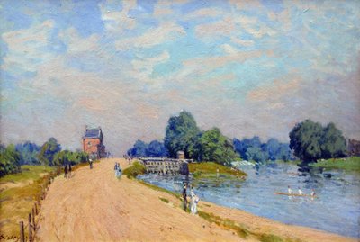 Hampton Court Road de Alfred Sisley