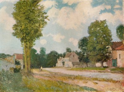 A Rota de Versalhes, século 19, 1929 de Alfred Sisley