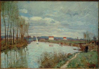 O Sena em Argenteuil de Alfred Sisley